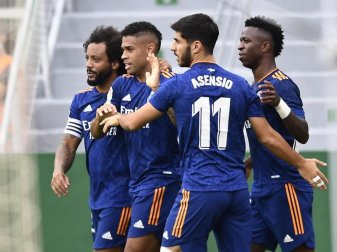 Real Madrid gewann die Partie beim FC Elche mit 2:1. Foto: Jose Breton/AP/dpa