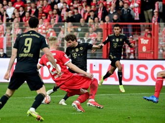 Die Bayern gewinnen gegen Union mit 5:2 Die Bayern gewinnen gegen Union mit 5:2