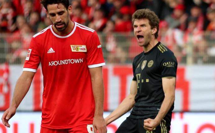 Treffsicheres Bayern-Urgestein: Thomas Müller traf bei Union Berlin. Foto: Andreas Gora/dpa