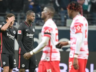 Für RB Leipzig fühlte sich der Punkt in Frankfurt wie eine Niederlage an. Foto: Sebastian Gollnow/dpa Für RB Leipzig fühlte sich der Punkt in Frankfurt wie eine Niederlage an. Foto: Sebastian Gollnow/dpa