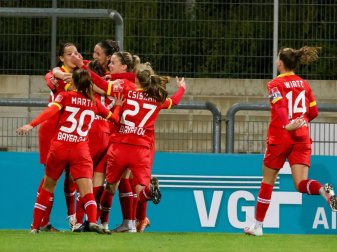Fußballerinnen von Bayer Leverkusen im Viertelfinale Fußballerinnen von Bayer Leverkusen im Viertelfinale