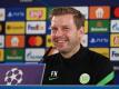 Kann gegen Salzburg wieder auf Torjäger Wout Weghorst zurückgreifen: Wolfsburg-Coach Florian Kohfeldt. Foto: Swen Pförtner/dpa