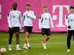 Das Abschlusstraining des FC Bayern München vor dem Duell mit Benfica Lissabon. Foto: Sven Hoppe/dpa/Archivbild