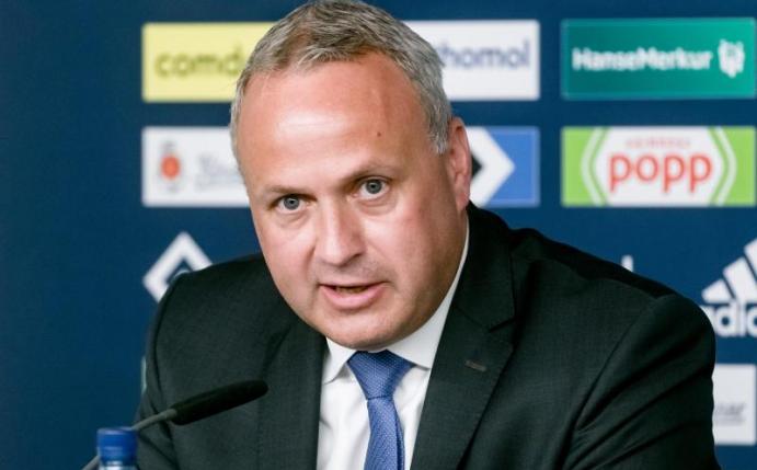 Finanzvorstand Frank Wettstein wird den Hamburger SV nach dann knapp achtjähriger Tätigkeit am Saisonende verlassen.. Foto: Markus Scholz/dpa
