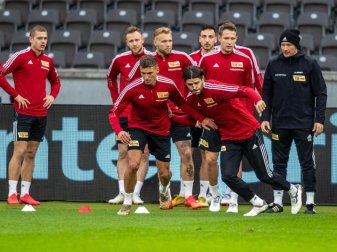 Union Berlin steht beim Heimspiele gegen Feyenoord Rotterdam unter Zugzwang. Foto: Andreas Gora/dpa
