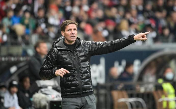 Kann mit Frankfurt das Weiterkommen in der Europa League klar machen: Eintracht-Coach Oliver Glasner. Foto: Sebastian Gollnow/dpa