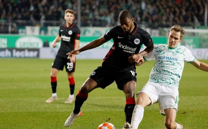 Frankfurt schlägt Greuther Fürth mit 2:1