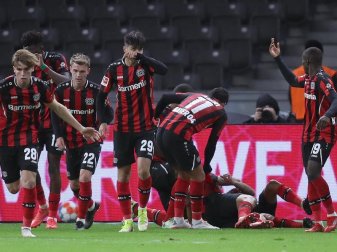 Leverkusen kam im Auswärtsspiel bei der Hertha zum späten Ausgleich. Foto: Andreas Gora/dpa Leverkusen kam im Auswärtsspiel bei der Hertha zum späten Ausgleich. Foto: Andreas Gora/dpa