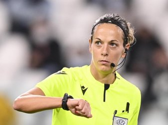 Leitet die Partie Deutschland gegen Liechtenstein: Ivana Martinčić. Foto: Fabio Ferrari/LaPresse via ZUMA Press/dpa