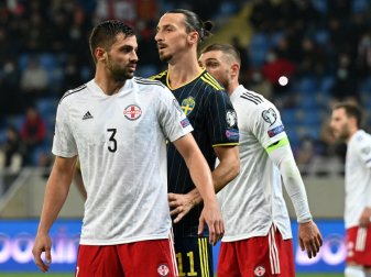 Georgien gewinnt überraschend mit 2:0 gegen Schweden Georgien gewinnt überraschend mit 2:0 gegen Schweden