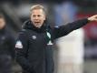 Hat bei Werder Bremen schon erste Kritiker auf den Plan gerufen: Trainer Markus Anfang. Foto: Daniel Karmann/dpa