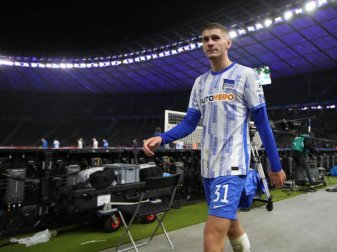 Marton Dardai musste krankheitsbedingt die deutsche U21-Nationalmannschaft vorzeitig verlassen. Foto: Andreas Gora/dpa Marton Dardai musste krankheitsbedingt die deutsche U21-Nationalmannschaft vorzeitig verlassen. Foto: Andreas Gora/dpa