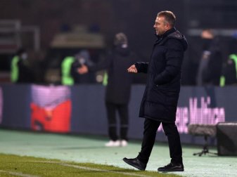 Bundestrainer Hansi Flick will mit der Nationalmannschaft zurück in die Weltspitze. Foto: Christian Charisius/dpa Bundestrainer Hansi Flick will mit der Nationalmannschaft zurück in die Weltspitze. Foto: Christian Charisius/dpa
