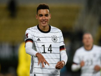 Jamal Musiala war 2021 einer von fünf Debütanten Jamal Musiala war 2021 einer von fünf Debütanten