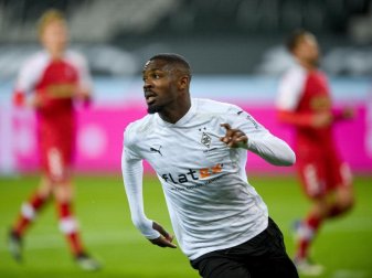 Steht bei Borussia Mönchengladbach vor der Rückkehr: Marcus Thuram. Foto: Jonas Güttler/dpa Steht bei Borussia Mönchengladbach vor der Rückkehr: Marcus Thuram. Foto: Jonas Güttler/dpa