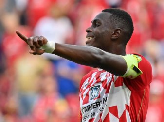 Lobt seinen Trainer: Moussa Niakhaté, Kapitän vom FSV Mainz 05. Foto: Torsten Silz/dpa Lobt seinen Trainer: Moussa Niakhaté, Kapitän vom FSV Mainz 05. Foto: Torsten Silz/dpa