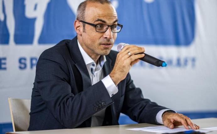 Ulf Baranowsky, Geschäftsführer der Spielergewerkschaft VDV. Foto: David Inderlied/dpa