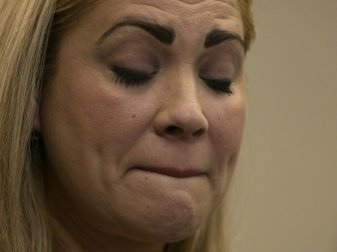 Mavys Alvarez während der Pressekonferenz Mavys Alvarez während der Pressekonferenz