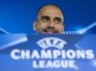 Pep Guardiola soll sich angeblich mit Verantwortlichen von Manchester United getroffen haben. Foto: Peter Kneffel