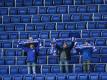 Die Zugangsregeln bei der TSG 1899 Hoffenheim werden weiter verschärft: Fans halten vor leeren Zuschauerrängen ihre Schals in die Höhe. Foto: Uwe Anspach/dpa