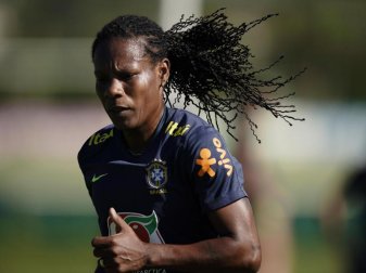 Formiga hat ihre Karriere in der brasilianischen Nationalmannschaft beendet. Foto: Leo Correa/AP/dpa Formiga hat ihre Karriere in der brasilianischen Nationalmannschaft beendet. Foto: Leo Correa/AP/dpa