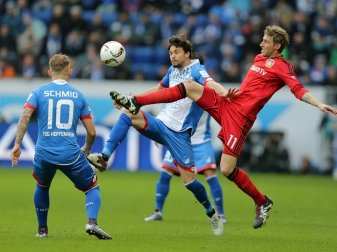 Hoffenheim und Leverkusen trennen sich unentschieden (Quelle: PIXATHLON/SID) Hoffenheim und Leverkusen trennen sich unentschieden (Quelle: PIXATHLON/SID)