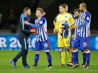 Die Hertha kommt nicht über ein Remis hinaus (Quelle: PIXATHLON/SID) Die Hertha kommt nicht über ein Remis hinaus (Quelle: PIXATHLON/SID)