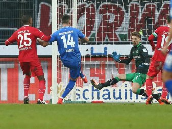 Sandro Wagner schießt Darmstadt in Hannover zum Sieg(FIRO/SID) Sandro Wagner schießt Darmstadt in Hannover zum Sieg(FIRO/SID)