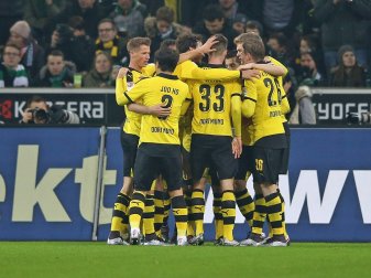 Der BVB setzt zum Rückrundenstart ein Ausrufezeichen (Quelle: FIRO/SID) Der BVB setzt zum Rückrundenstart ein Ausrufezeichen (Quelle: FIRO/SID)