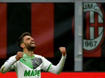 Torschütze bei Sassuolo-Sieg: Domenico Berardi Torschütze bei Sassuolo-Sieg: Domenico Berardi