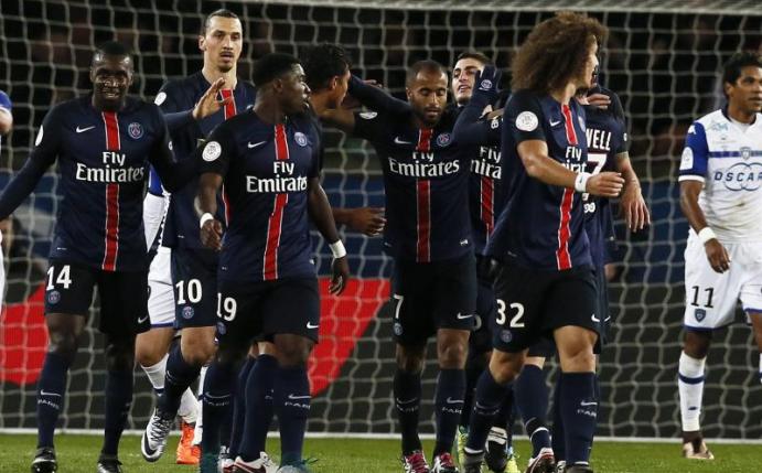 Paris fertigte am Samstag das bis dahin viertplatzierte Aufsteiger-Team von SCO Angers mit 5:1 ab. Foto: Etienne Laurent