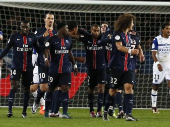 Paris fertigte am Samstag das bis dahin viertplatzierte Aufsteiger-Team von SCO Angers mit 5:1 ab. Foto: Etienne Laurent Paris fertigte am Samstag das bis dahin viertplatzierte Aufsteiger-Team von SCO Angers mit 5:1 ab. Foto: Etienne Laurent