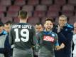 Der SSC Neapel gewann 4:2 bei Sampdoria Genua. Foto: Ciro Fusco
