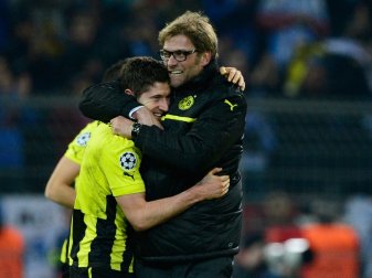 Lewandowski und Klopp zusammen bei Borussia Dortmund Lewandowski und Klopp zusammen bei Borussia Dortmund