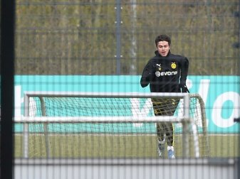 Wieder im Dortmund-Training: Giovanni Reyna Wieder im Dortmund-Training: Giovanni Reyna
