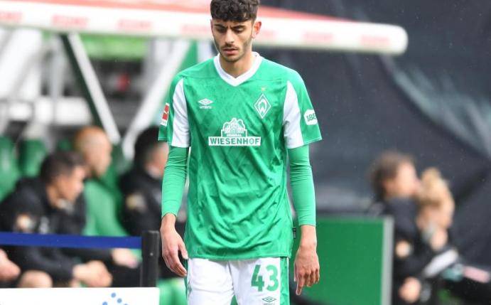 Wurde positiv auf Corona getestet: Werder-Profi Eren Dinkci. Foto: Carmen Jaspersen/dpa