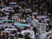 Die Fans des Zweitligisten Hansa Rostock zeigen sich nicht immer so friedlich. Foto: Danny Gohlke/dpa