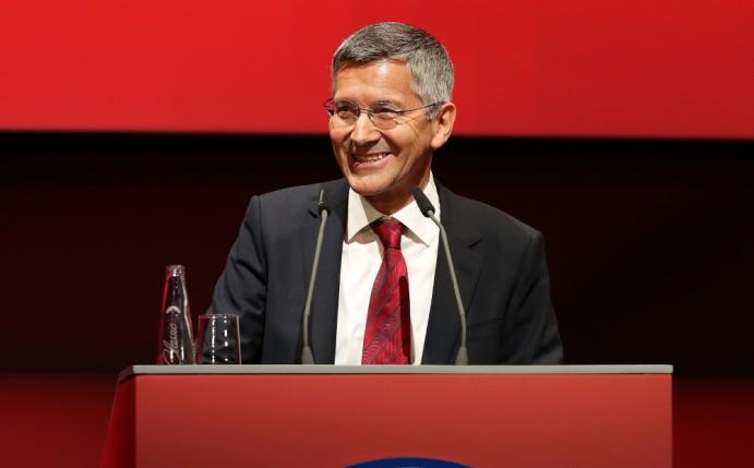 Glaubt an den Titelgewinn: Bayern-Präsident Hainer