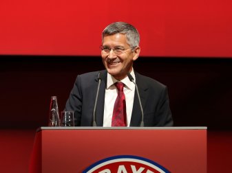 Glaubt an den Titelgewinn: Bayern-Präsident Hainer Glaubt an den Titelgewinn: Bayern-Präsident Hainer