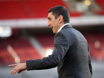Herthas neuer Trainer Tayfun Korkut. Foto: Tom Weller/dpa Herthas neuer Trainer Tayfun Korkut. Foto: Tom Weller/dpa