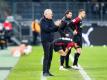 Freiburgs Trainer Christian Streich gewann zum ersten Mal in Mönchengladbach. Foto: Marcel Kusch/dpa
