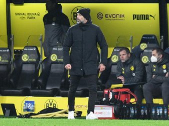 Dortmunds Trainer Marco Rose will sich ordentlich aus der Champions League verabschieden. Foto: Bernd Thissen/dpa Dortmunds Trainer Marco Rose will sich ordentlich aus der Champions League verabschieden. Foto: Bernd Thissen/dpa