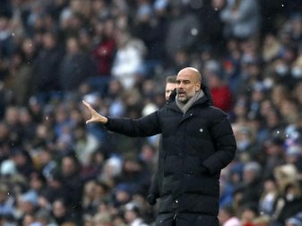 Sieht bei seiner Mannschaft noch Potential: Pep Guardiola, Trainer von Manchester City. Foto: Scott Heppell/AP/dpa