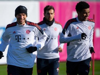 Können in der Champions League den sechsten Sieg im sechsten Gruppenspiel holen: Abschlusstraining beim FC Bayern. Foto: Sven Hoppe/dpa