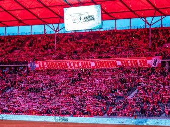 Der 1. FC Union Berlin braucht einen Sieg im Olympiastadion. Foto: Andreas Gora/dpa Der 1. FC Union Berlin braucht einen Sieg im Olympiastadion. Foto: Andreas Gora/dpa