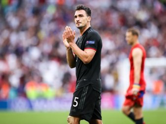 Mats Hummels nach dem EM-Achtelfinale gegen England, seinem bisher letzten DFB-Einsatz. Foto: Christian Charisius/dpa Mats Hummels nach dem EM-Achtelfinale gegen England, seinem bisher letzten DFB-Einsatz. Foto: Christian Charisius/dpa