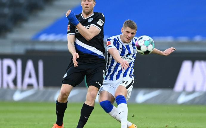 Hertha gewinnt gegen Bielefeld