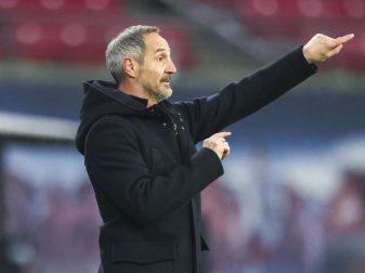 Trainer Adi Hütter trifft mit Mönchengladbach auf seinen Ex-Club Frankfurt. Foto: Jan Woitas/dpa-Zentralbild/dpa Trainer Adi Hütter trifft mit Mönchengladbach auf seinen Ex-Club Frankfurt. Foto: Jan Woitas/dpa-Zentralbild/dpa