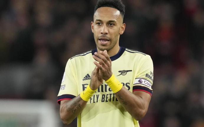 Ist beim FC Arsenal nach einem «Disziplinarverstoß» aus dem Kader geflogen: Pierre-Emerick Aubameyang. Foto: Andrew Yates/CSM via ZUMA Wire/dpa