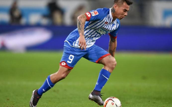 Eduardo Vargas wartet bei 1899 Hoffenheim noch auf den Durchbruch. Foto: Uwe Anspach(Uwe Anspach)